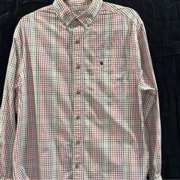 Carhartt Other - 2/$20 Carhartt Men's Checkered Button Down Shirt - Red, Blue, White